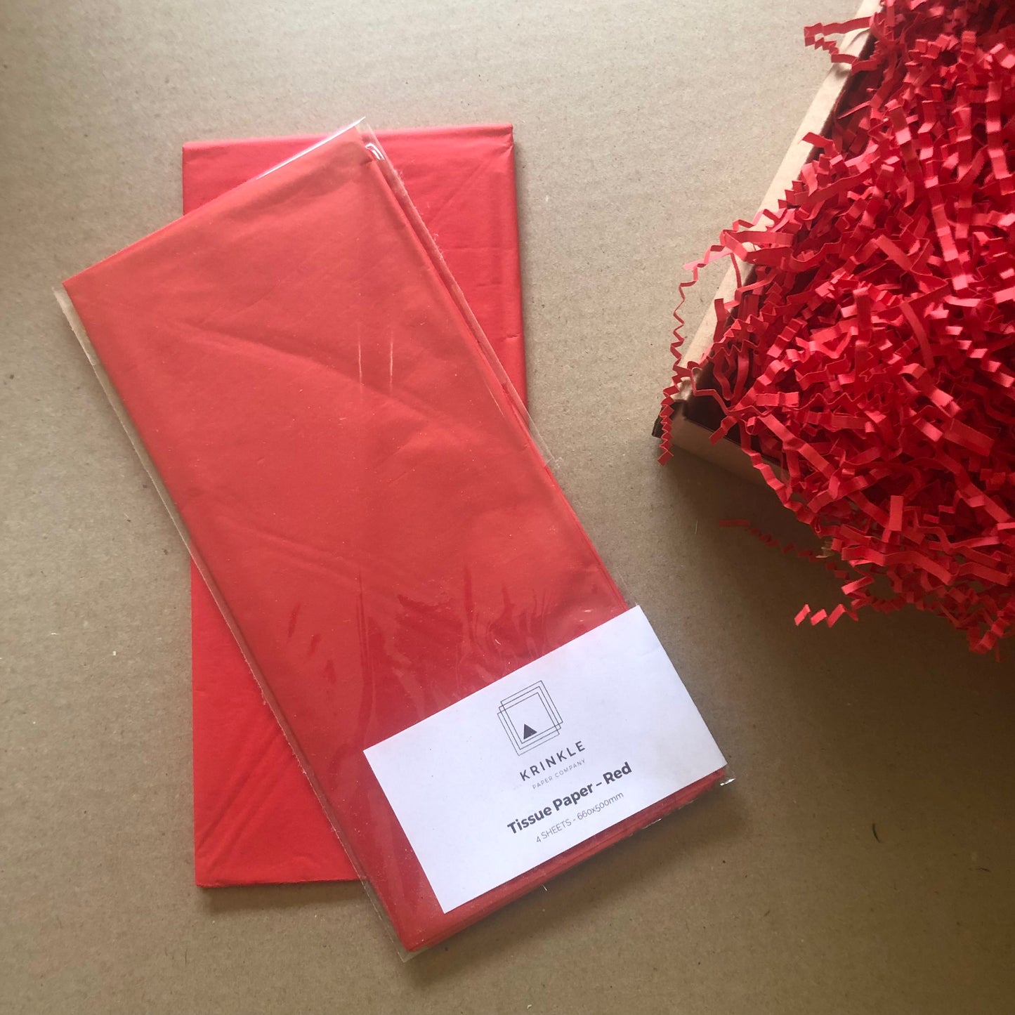 Red Tissue Paper | Bold and Festive