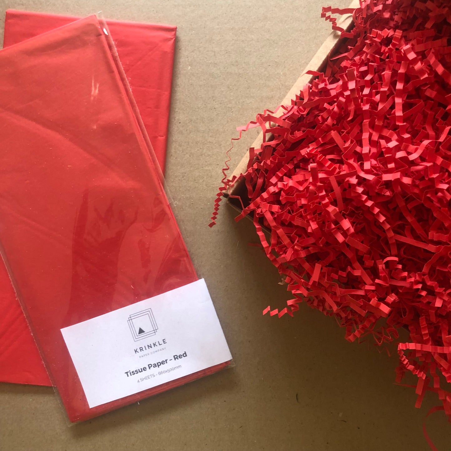 Red Tissue Paper | Bold and Festive