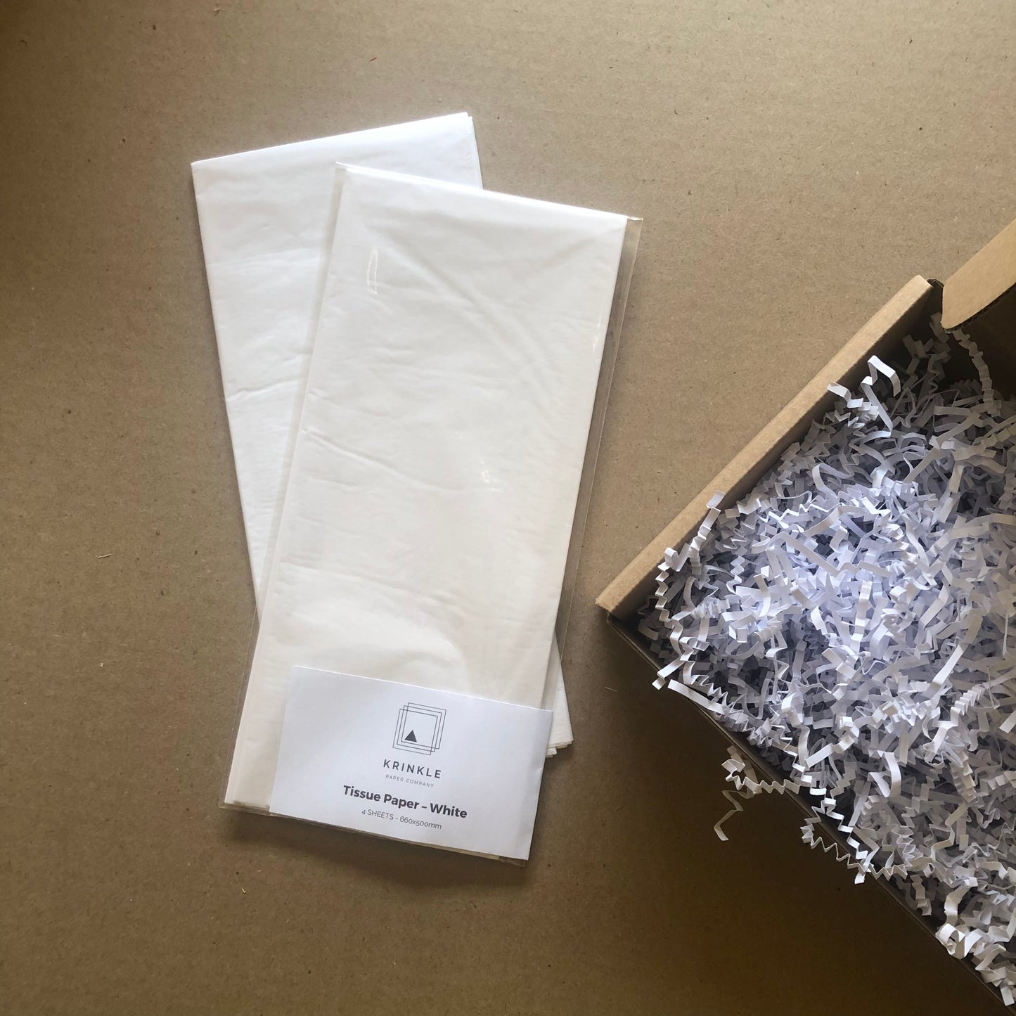 Classic White Tissue Paper - 4 sheets