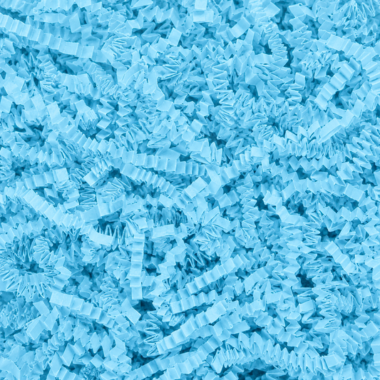 Baby Blue Crinkle Paper – Shredded Gift Box Filler