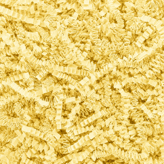 Butter Yellow Crinkle Paper – Shredded Gift Box Filler