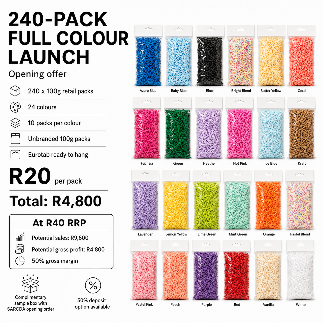 240-Pack Full Colour Launch