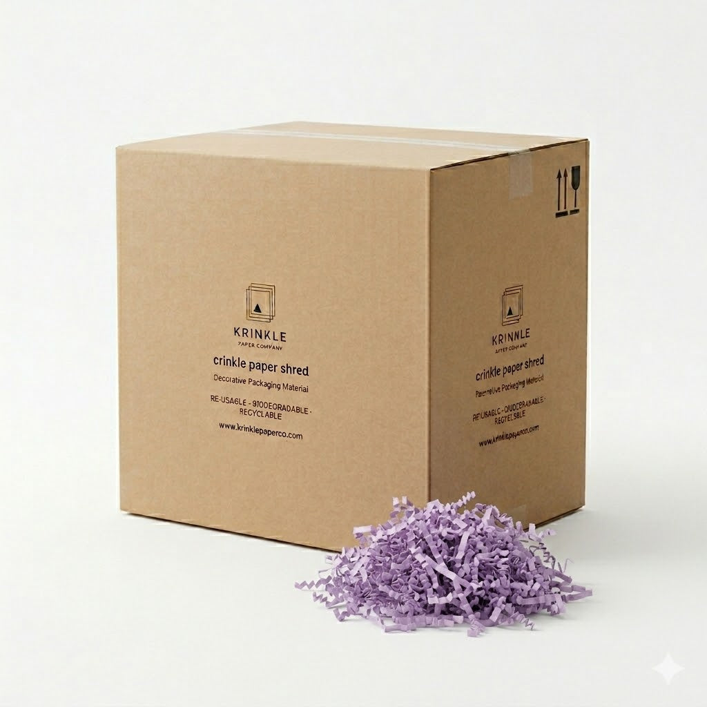 5kg pack of Heather crinkle paper