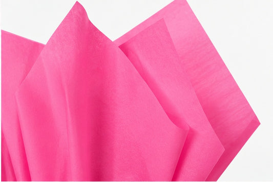 Close-up of Hot Pink tissue paper texture