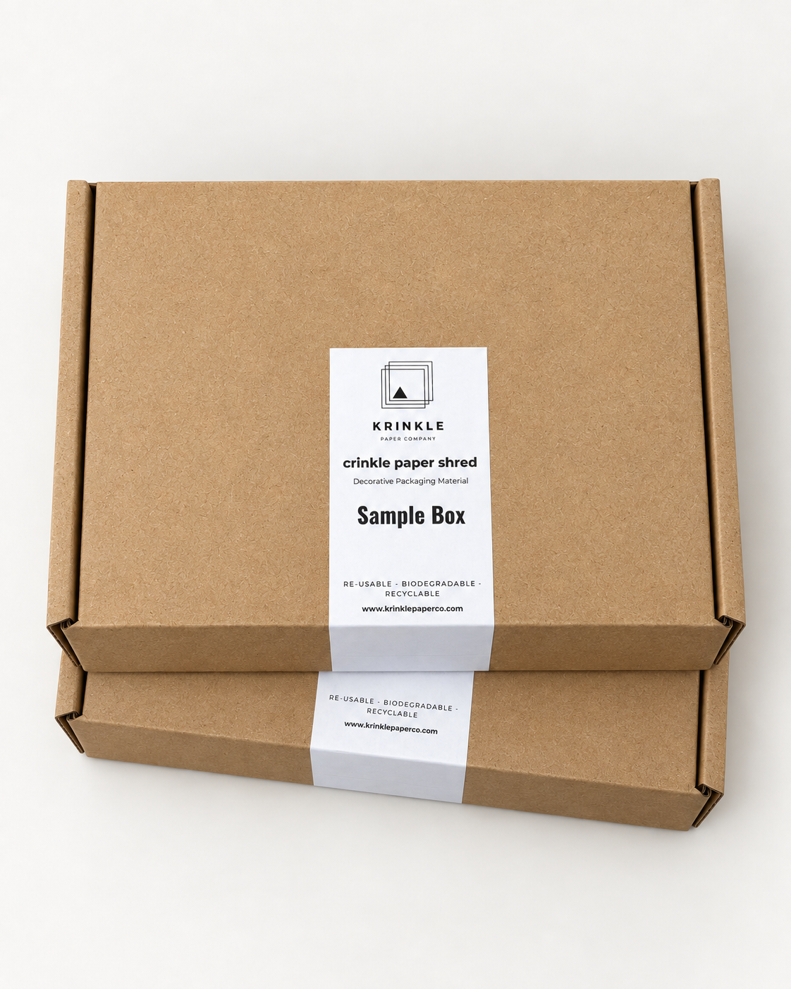 Crinkle Paper Sample Box