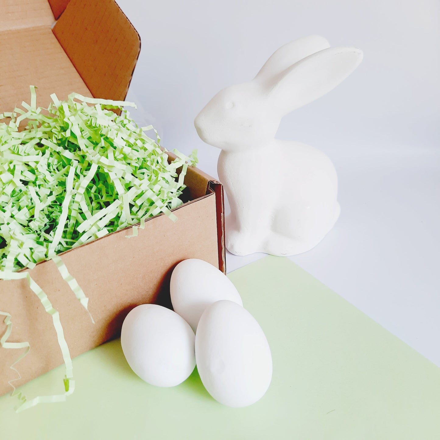 Mint Green Crinkle Shred Paper