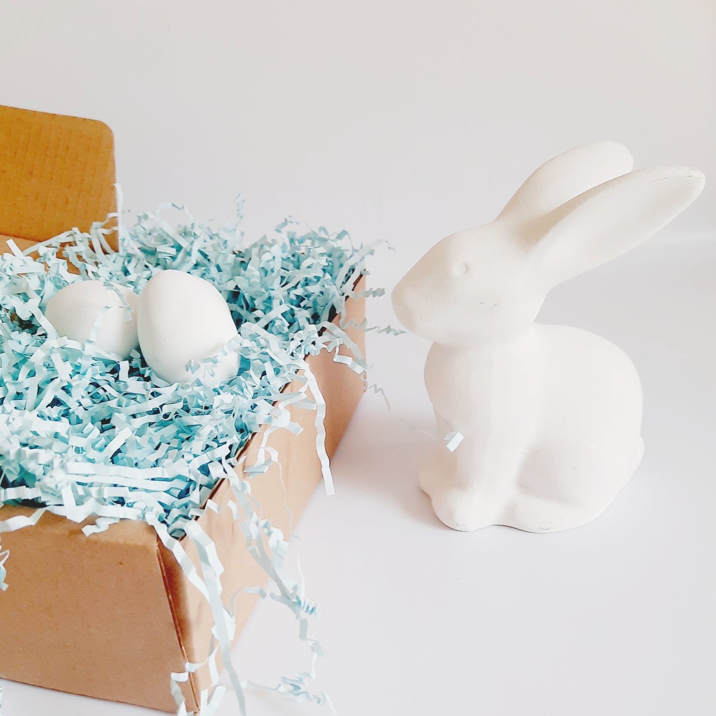 Baby Blue Crinkle Shred Paper