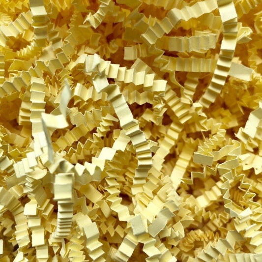 Butter Yellow Crinkle Shred Paper