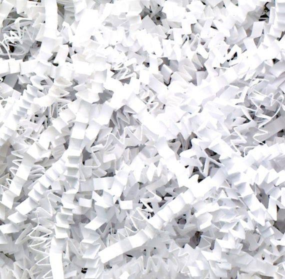 White Crinkle Shred Paper Crinkle Paper Krinkle Paper Co