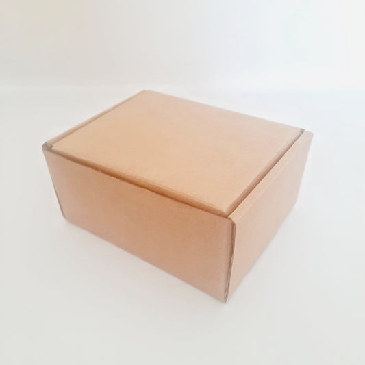 Mini Kraft Rectangle Box - 144 x 114 x 72mm (Self-Erect, Set of 10)