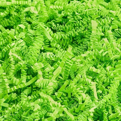 Lime Green Crinkle Shred Paper