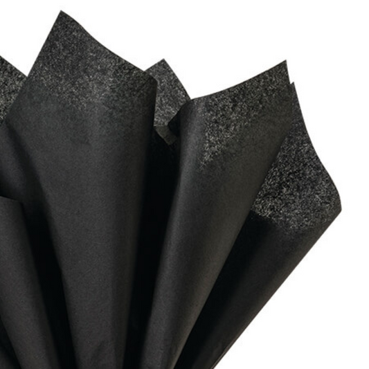 Black Tissue Paper - 4 Sheets