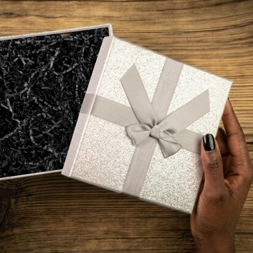 Black Crinkle Shred Paper