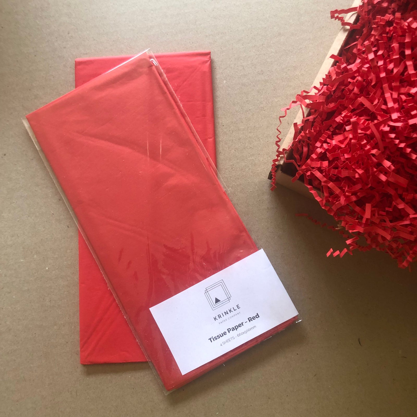 Red Tissue Paper | Bold and Festive