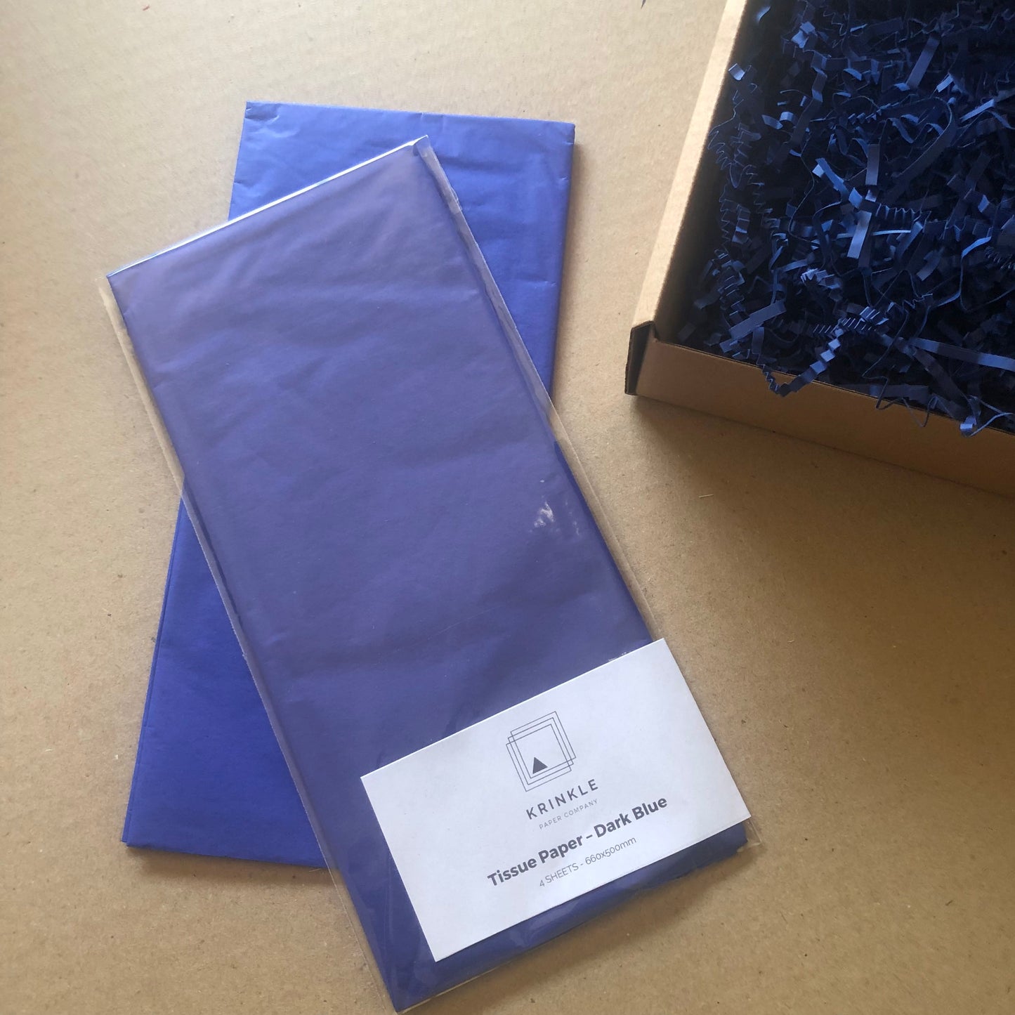 Dark Blue Tissue Paper | Classic and Refined