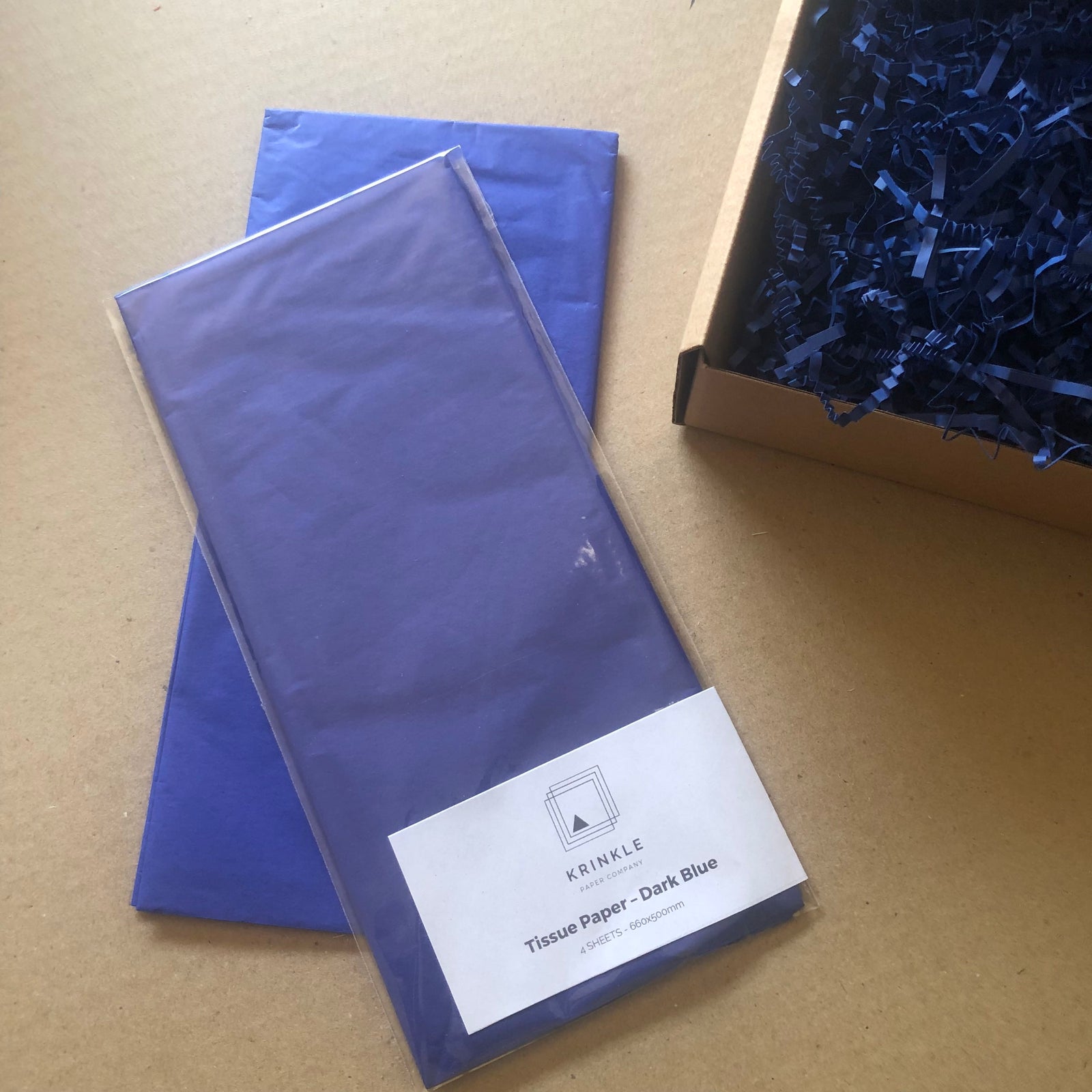 Dark Blue Tissue Paper | Classic and Refined