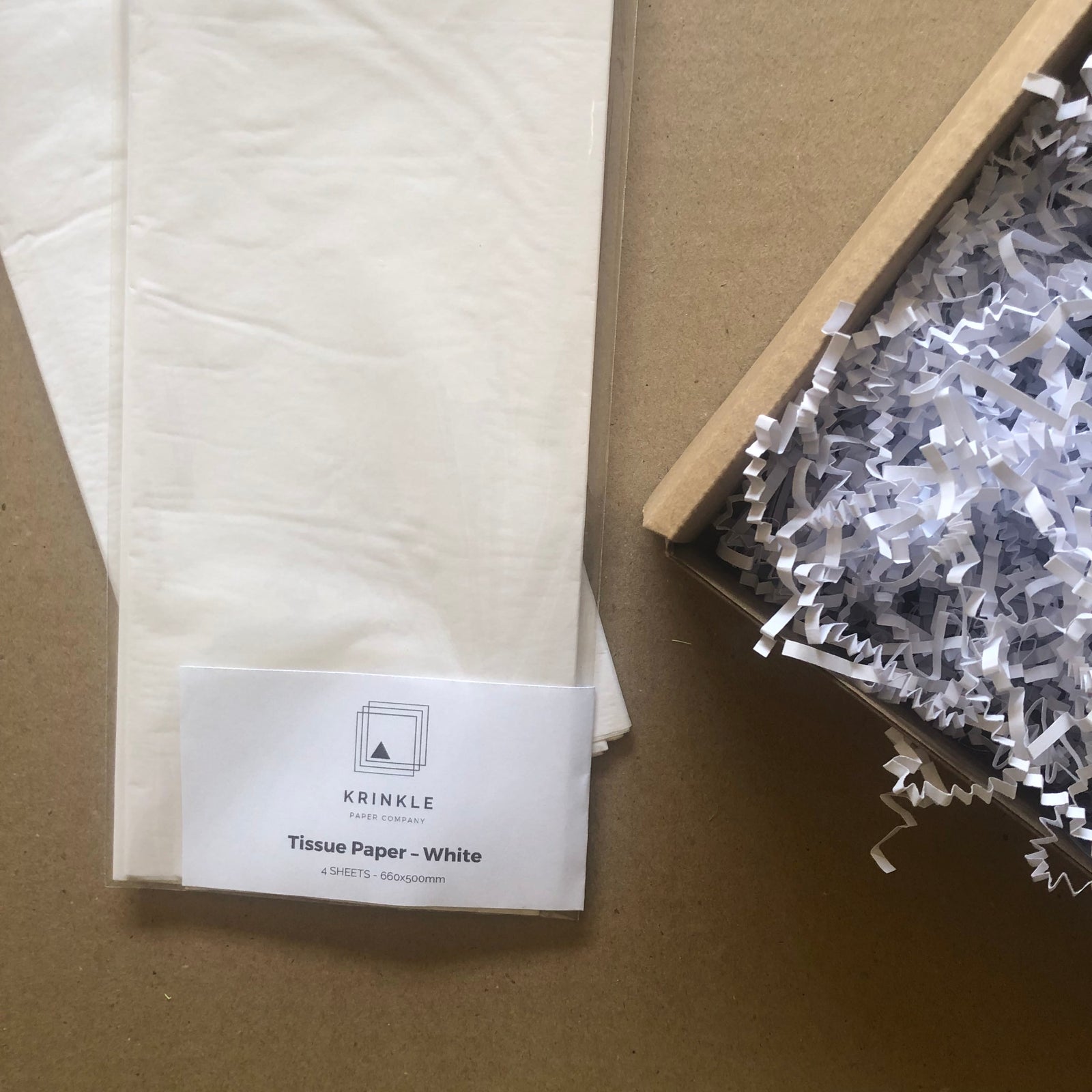 White Tissue Paper - 4 sheets