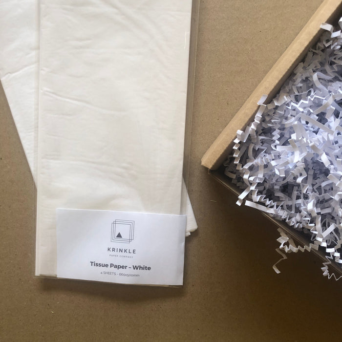 White Tissue Paper - 4 sheets