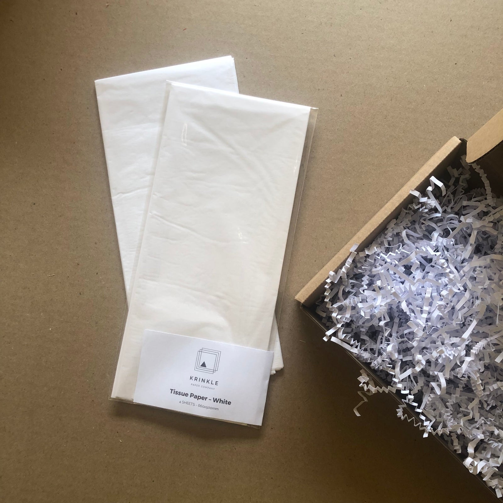 White Tissue Paper - 4 sheets