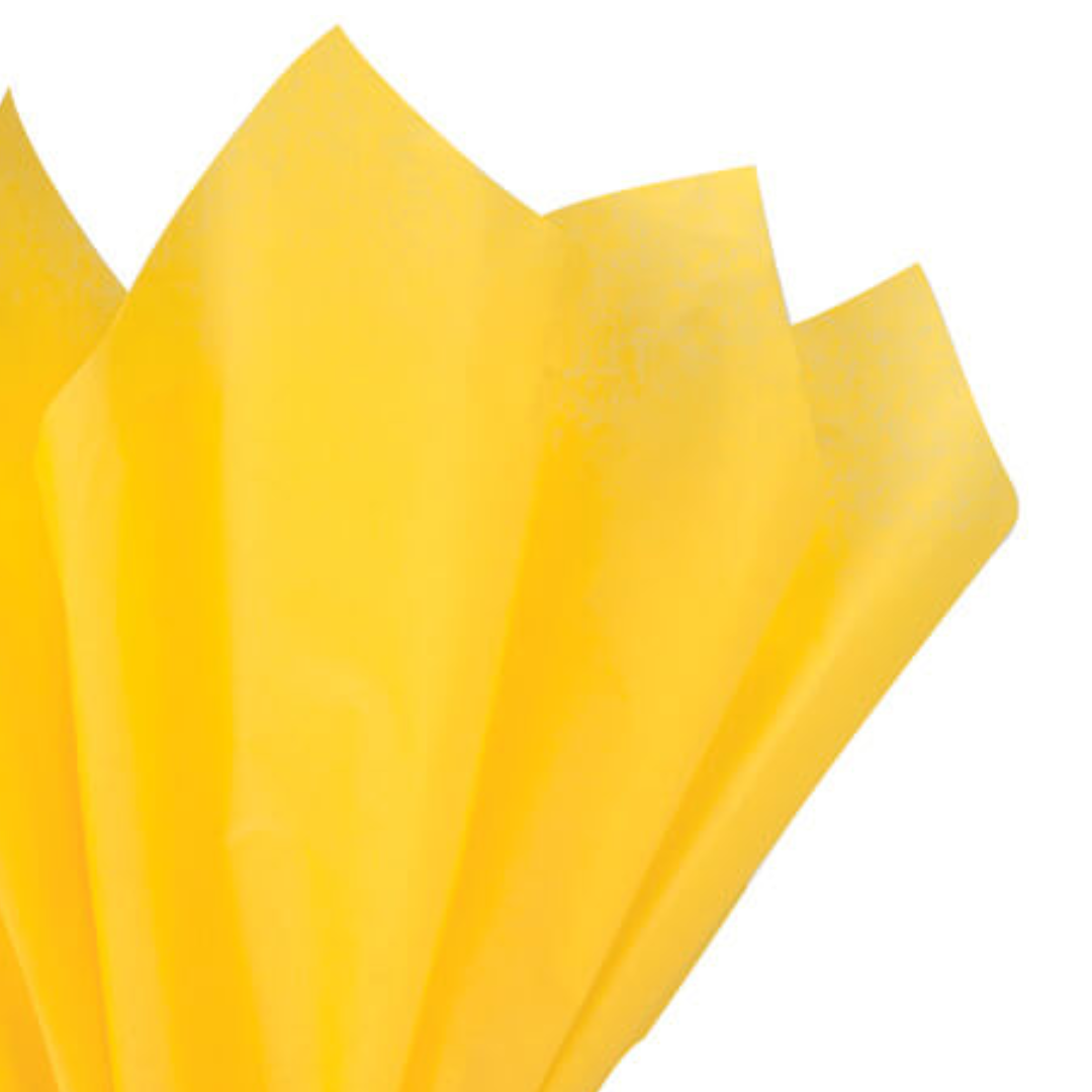 Yellow Tissue Paper - 4 Sheets