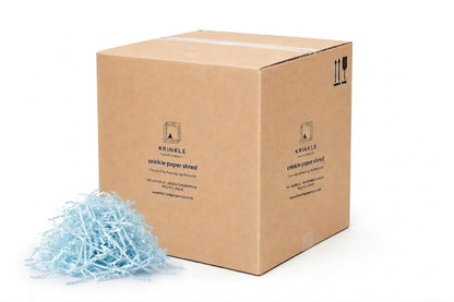 Ice Blue Crinkle Paper – Shredded Gift Box Filler