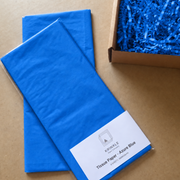 Azure Blue Tissue Paper - 4 Sheets