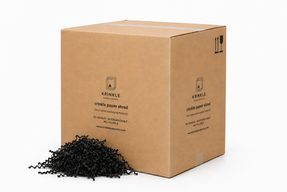 Black Crinkle Paper – Shredded Gift Box Filler