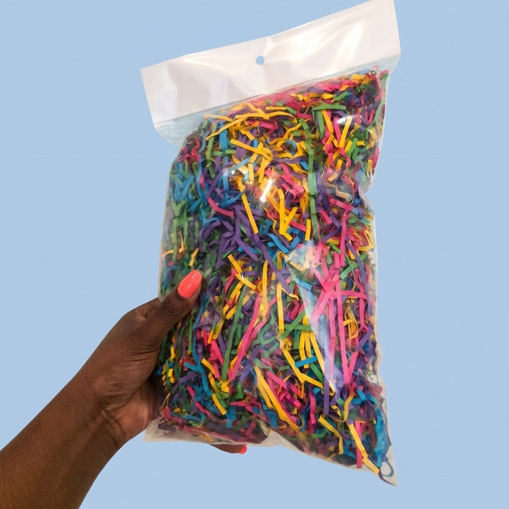 Bright Blend Crinkle Paper – Shredded Gift Box Filler