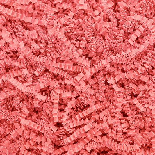 Coral Crinkle Paper – Shredded Gift Box Filler