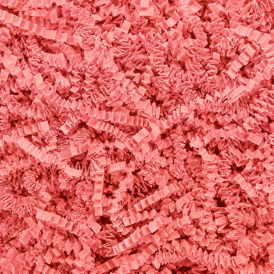 Coral Crinkle Shred Paper