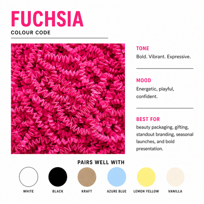 Fuchsia Crinkle Paper – Shredded Gift Box Filler