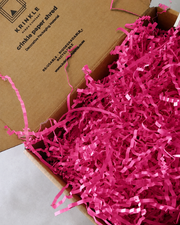 Fuchsia Crinkle Shred Paper