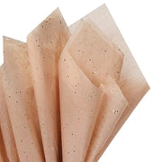 Kraft Glitter Tissue Paper - 6 Sheets
