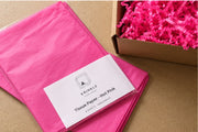 Hot Pink tissue paper pack, 4 sheets measuring 660 × 500 mm