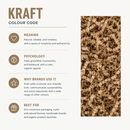 Kraft Crinkle Paper – Shredded Gift Box Filler
