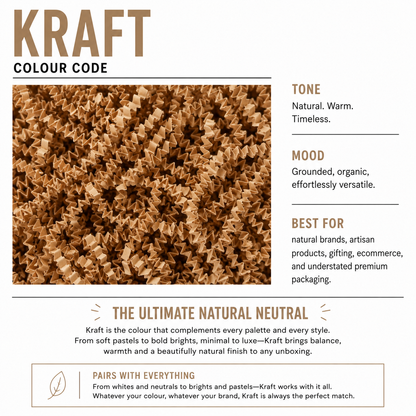 Kraft Crinkle Paper – Shredded Gift Box Filler