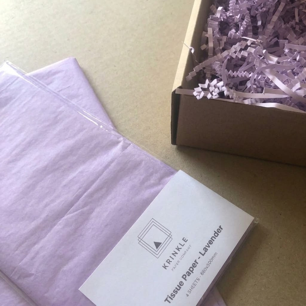 Lavender Tissue Paper - 4 Sheets