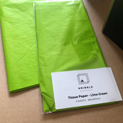 Lime Green Tissue Paper - 4 Sheets