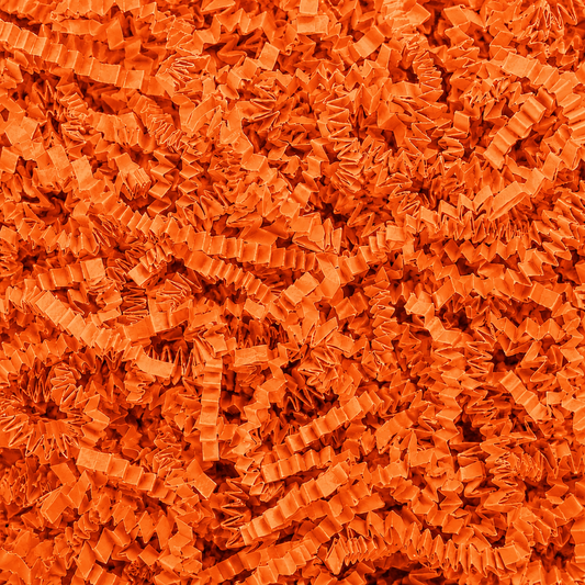 Orange Crinkle Paper – Shredded Gift Box Filler