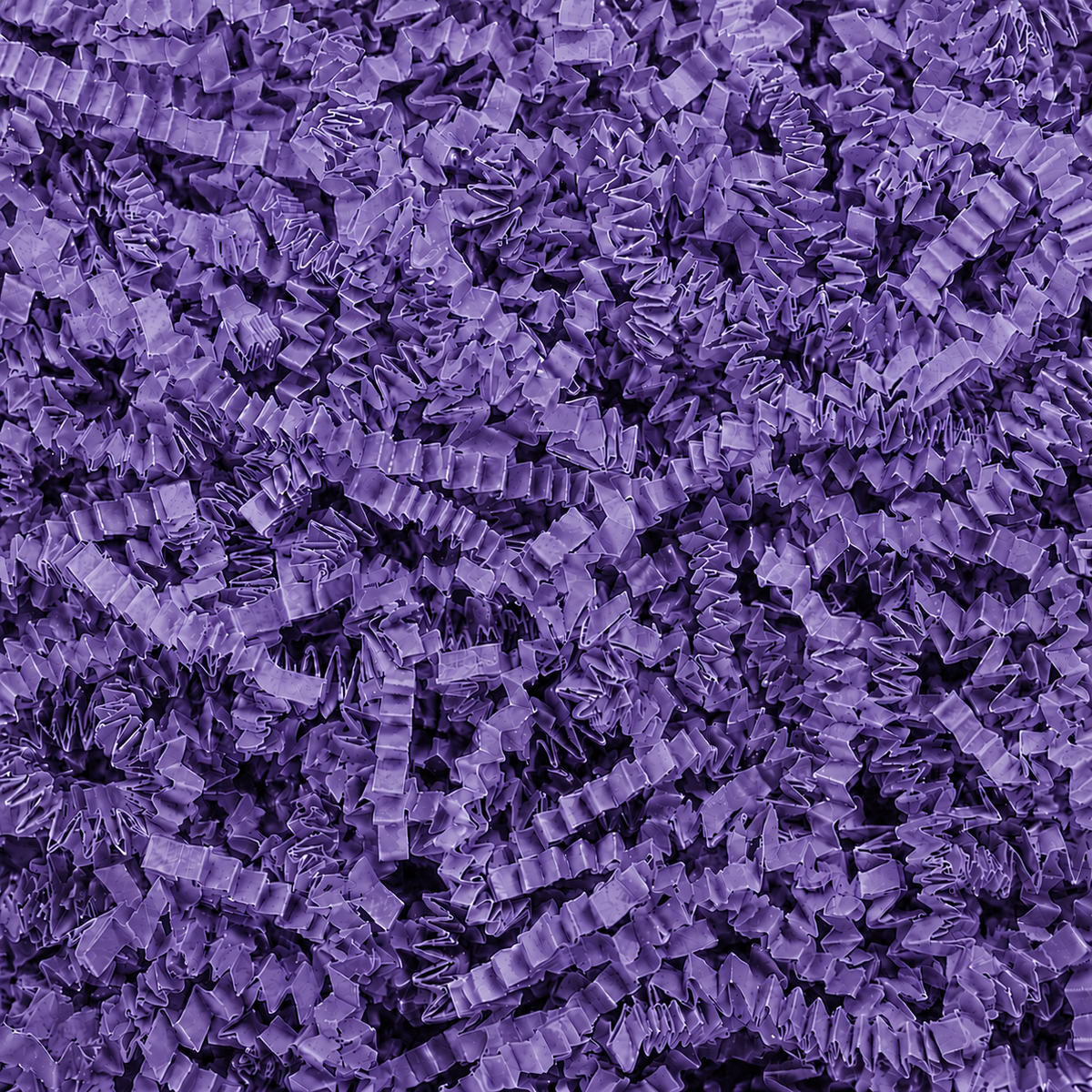 Purple Crinkle Paper – Shredded Gift Box Filler