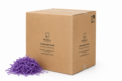 5kg pack of Purple crinkle paper