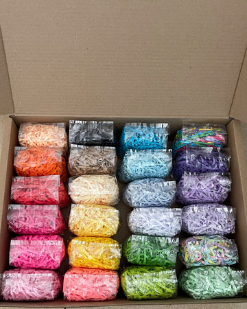 Crinkle Paper Sample Box