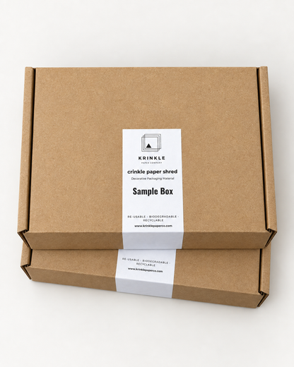 Crinkle Paper Sample Box