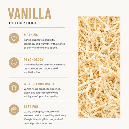Vanilla Crinkle Paper – Shredded Gift Box Filler