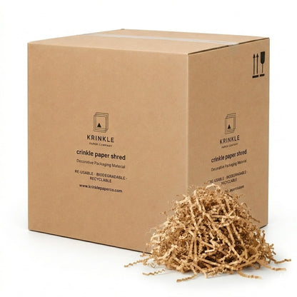 Kraft Crinkle Paper – Shredded Gift Box Filler