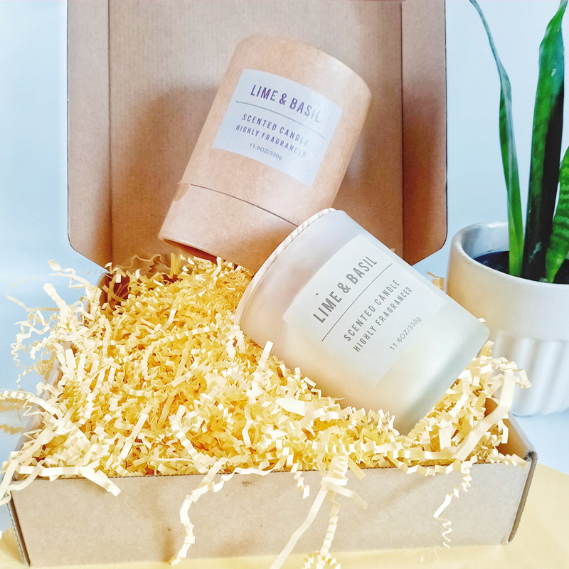 Butter Yellow Crinkle Paper – Shredded Gift Box Filler