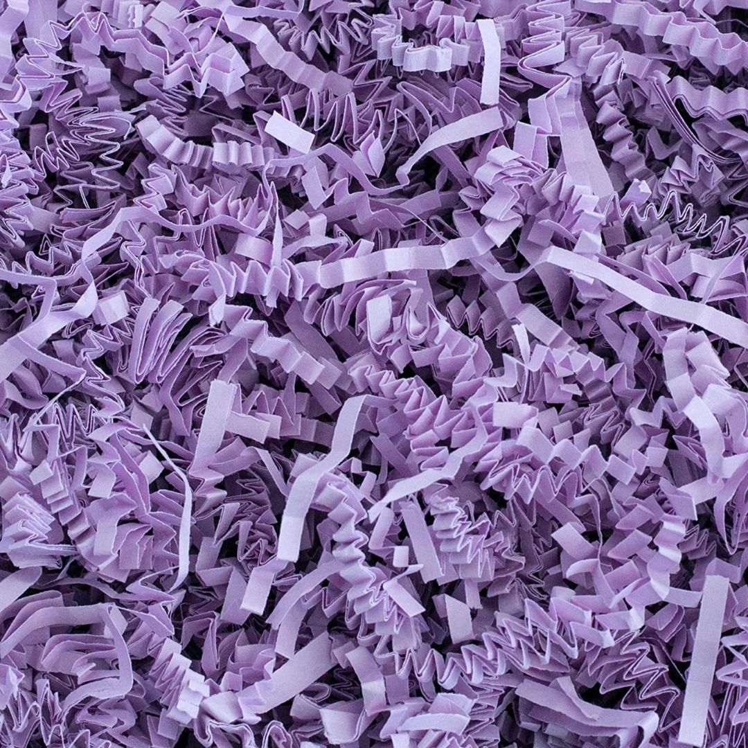 Lavender Crinkle Shred Paper